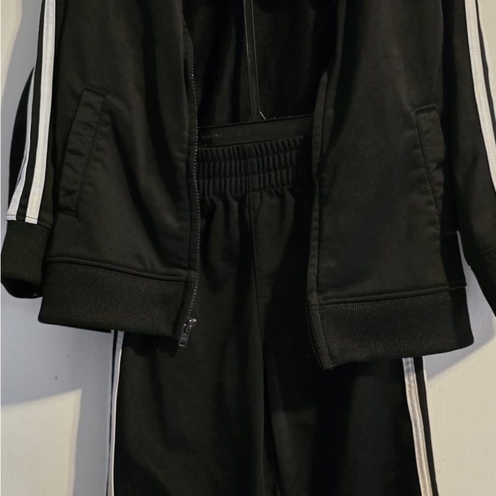 Adidas Black and White Athletic Tracksuit - Picture 3 of 16